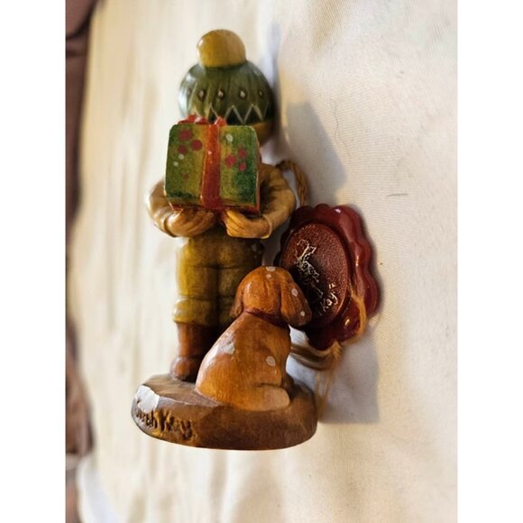 Rare ANRI Hand-Carved Figurine Made in Italy by Sarah Kay - Picture 2 of 8